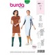 Patron Burda 6210 Robe Fourreau Avec Fente D'aisance Au Dos