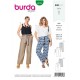 Patron Burda 6218 Pantalon - Forme Droite - Poches Plaquees