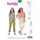 Patron Burda 6242 Pantalon Avec Une Fermeture A Glissiere Laterale