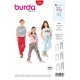 Patron Burda 9300 Kids Pantalon de Jogging - Pantalon A Coulisse Elastique - Pan