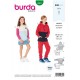 Patron Burda 9301 Kids Sweat-shirt - Hoodie - Tee-shirt A Capuche