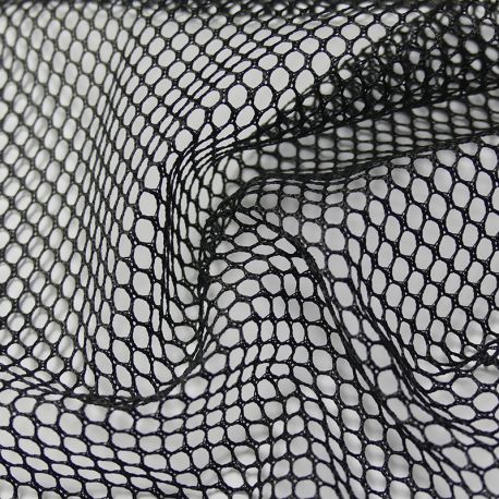 Tissu Felix Filet Mesh Noir