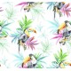 Tissu Rampha Toucan Digital Vert