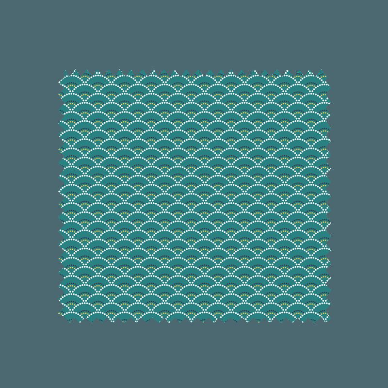 Tissu Koi Imprimé Emeraude