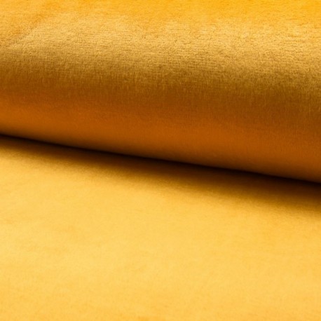Tissu Polaire Microfibre Panda Uni Ocre 