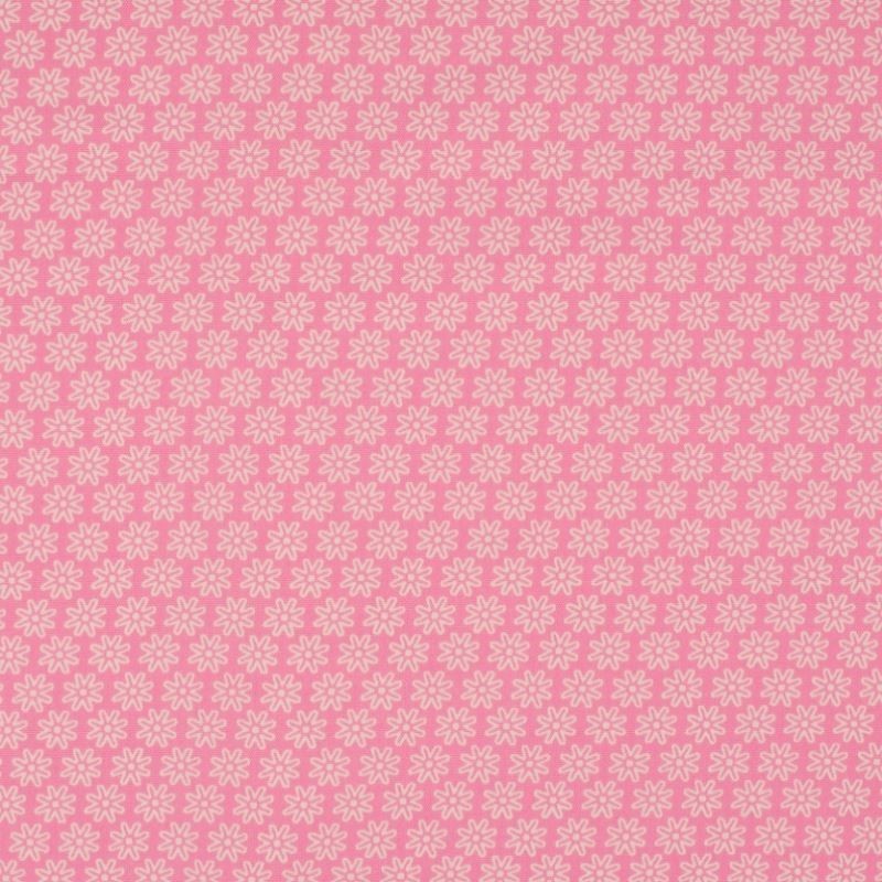 Tissu Imprimé Floralie Rose