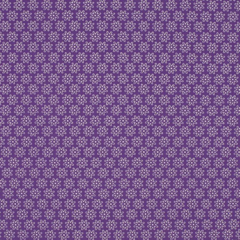Tissu Imprimé Floralie Violet