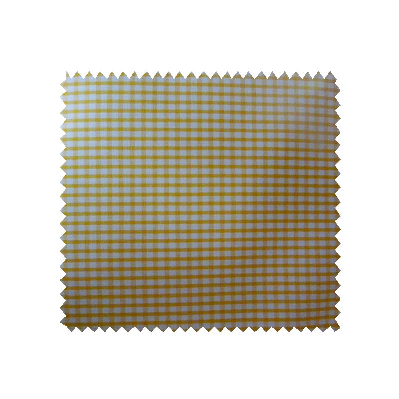 Tissu Petit Vichy Jaune Blanc