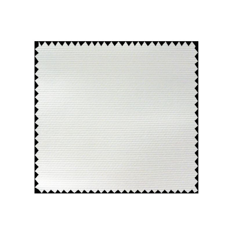 Tissu Pique Coton Uni Blanc