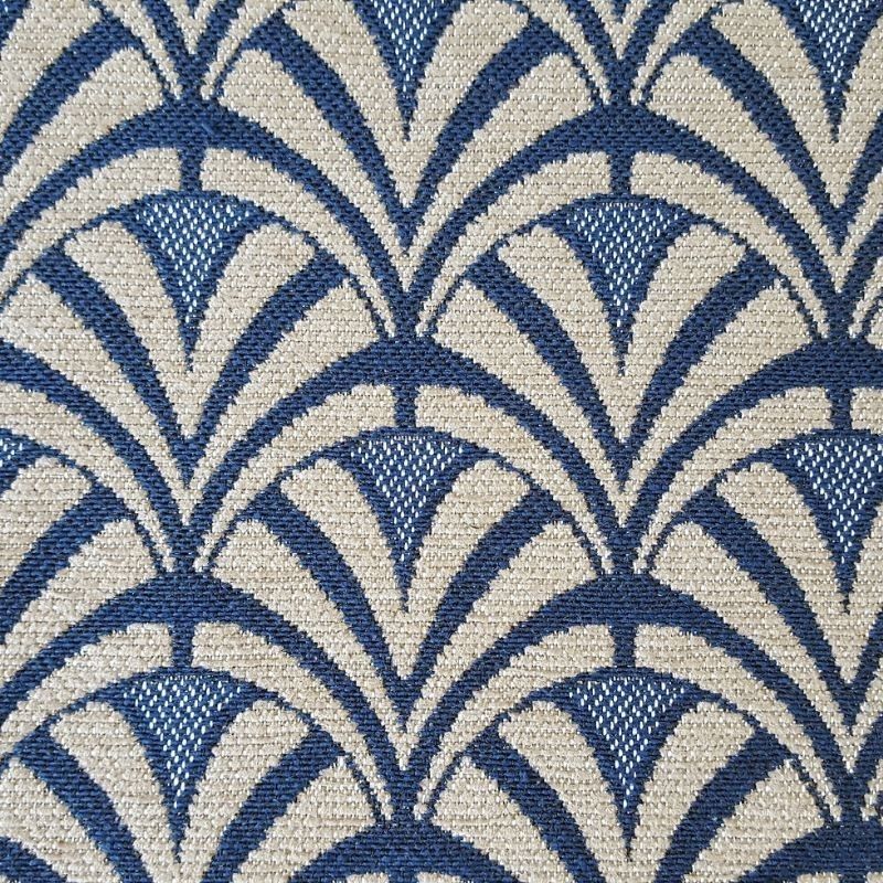 Tissu Jacquard Dior Bleu