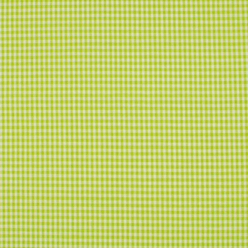 Tissu Petit Vichy 2mm Vert Anis