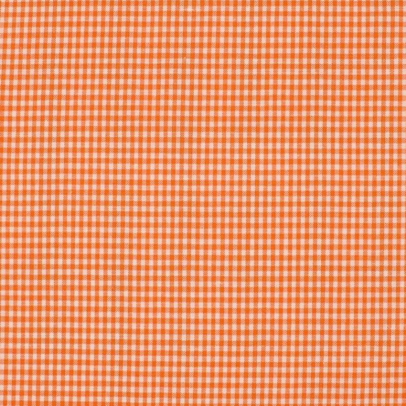 Tissu Petit Vichy Orange