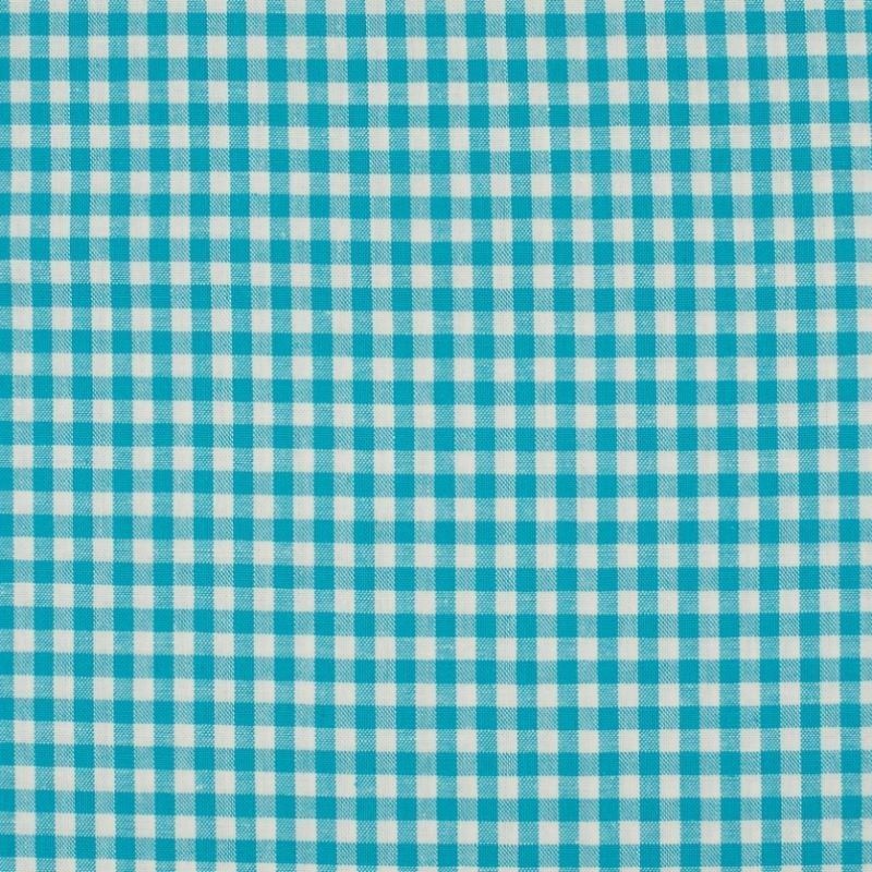 Tissu Moyen Vichy 5mm Aqua