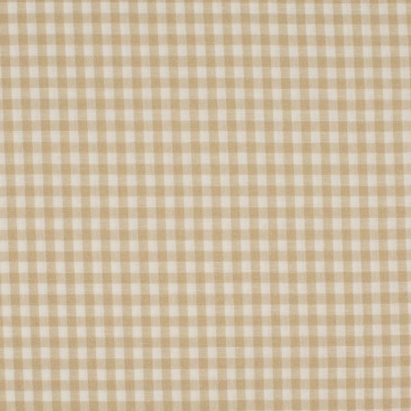 Tissu Grand Vichy Sable