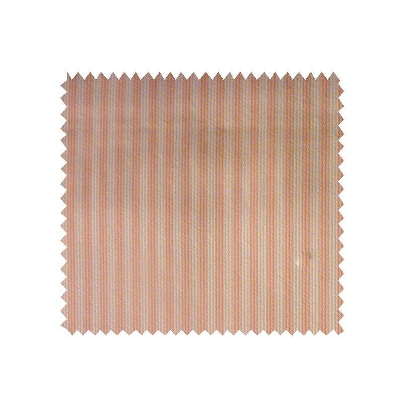 Tissu Pique Coton Imprimé Rayé Rose