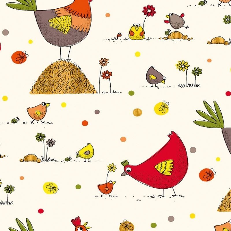 Tissu Zazou Rousse