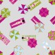 Tissu Bronzette Fuchsia