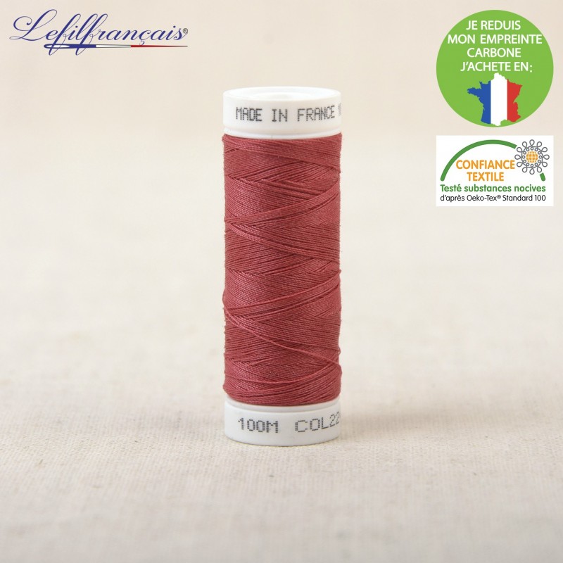 Fil à Coudre 100 mètres 100% Polyester - Tissus des Ursules