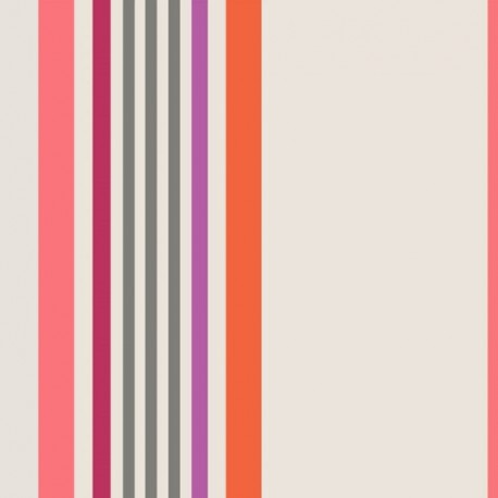 Tissu Greg Coton Enduit Teflon Beige Corail  