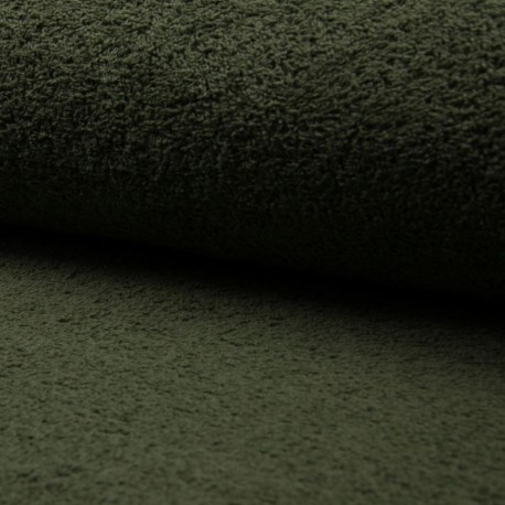 Tissu Eponge Uni Army
