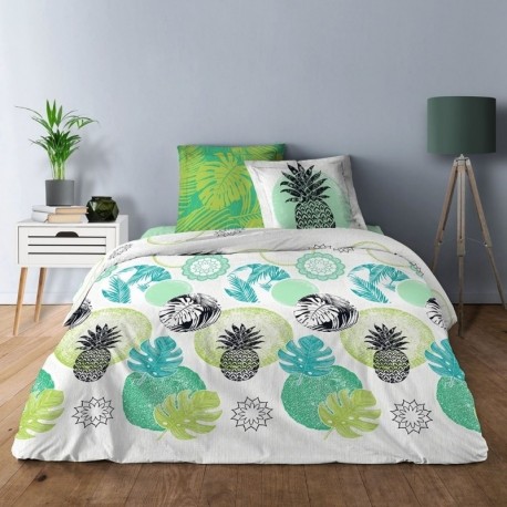 Linge de lit  venus Vert 