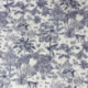 Tissu Gazelle Imprimé Bleu 
