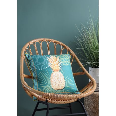 Housse de Coussin Ananas Vert 