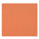 Tissu Rayé Orange Blanc