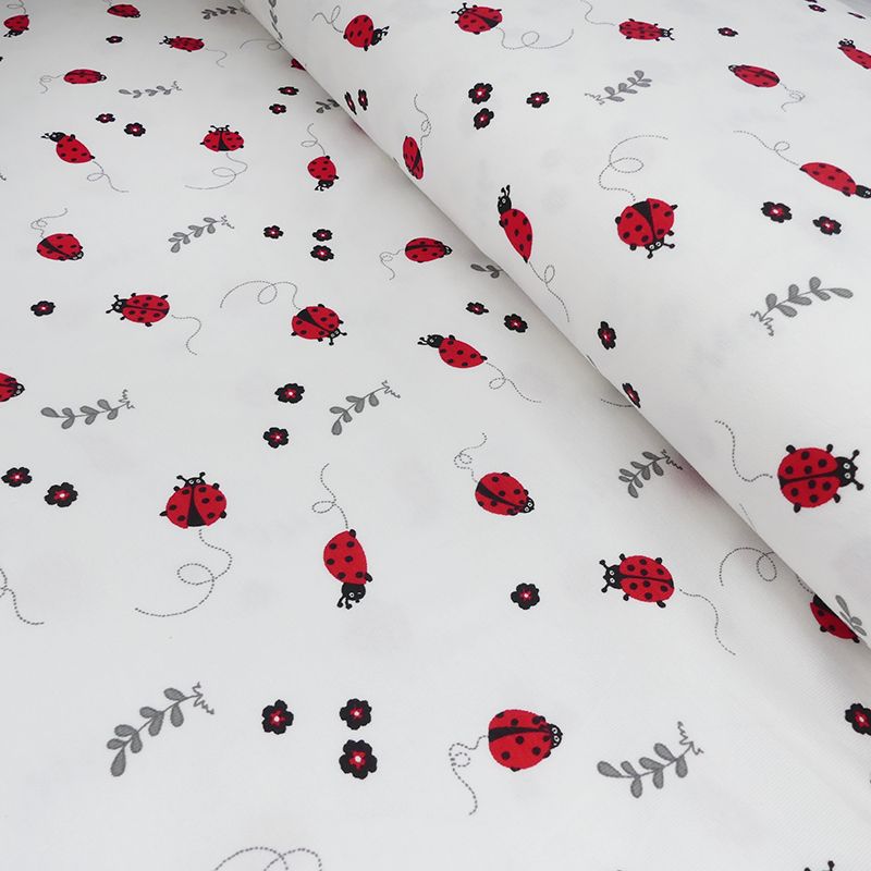 Tissu Jersey Coccinelle 