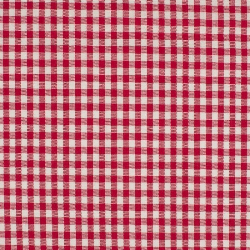 Tissu Moyen Vichy 5mm Rouge  