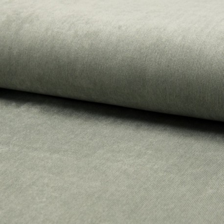 Tissu Velours Milleraies Uni Amande  