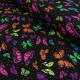 Tissu Jersey Papillons Fluo 