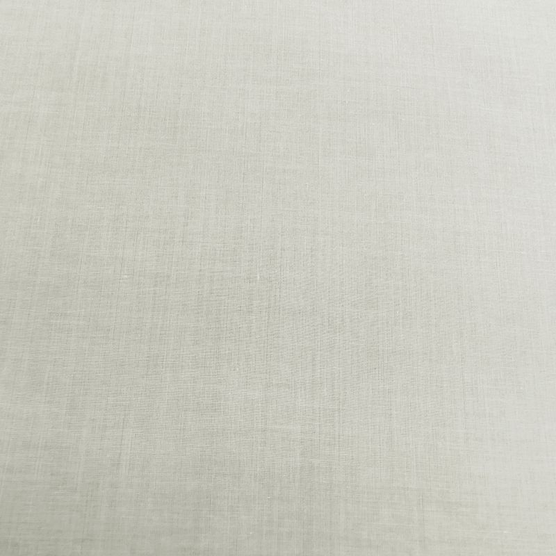 Tissu Organdi Ivoire coton Peigné  