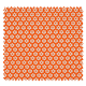 Tissu Paquerette Orange