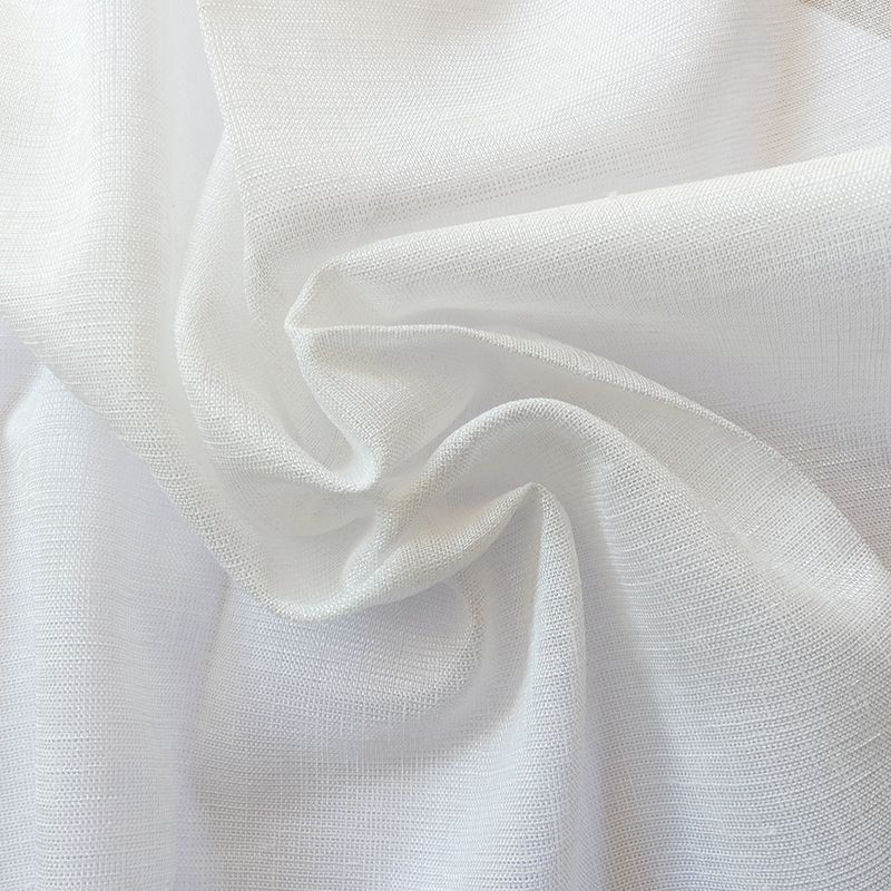 Tissu Voilage Etamine Scintillant Julie Blanc