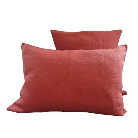 Housse de coussin en Lin Lavé