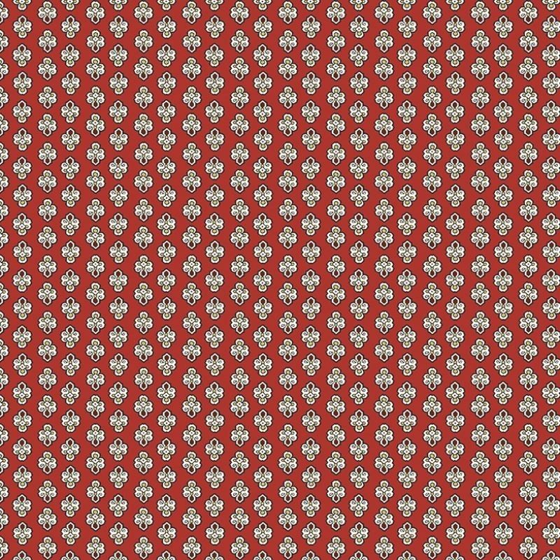 Tissu Maillane Provencal Rouge 