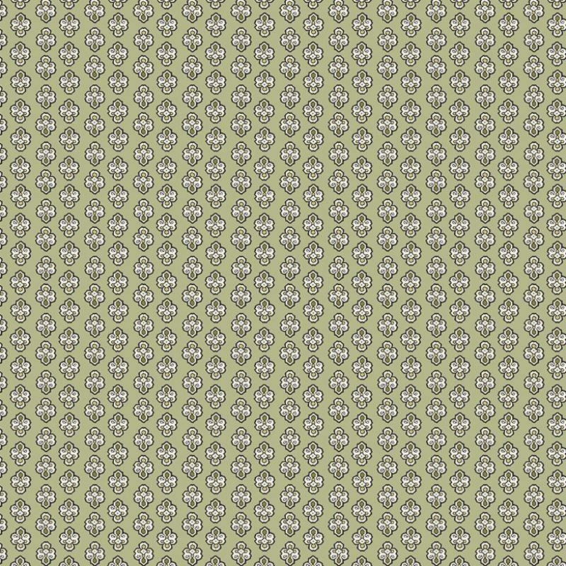 Tissu Maillane Provencal Olive 