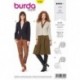 Patron Burda 6160 Veste/blazer 34/44