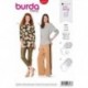 Patron Burda 6177 Tee-shirt Epaule 34/44