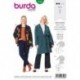 Patron Burda 6196 Veste/manteau 44/54