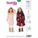 Patron Burda 9287 Kids Robe Salopette 104/146