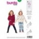 Patron Burda 9289 Kids Manteau/veste 104/146