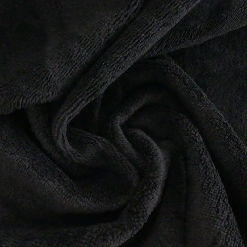 Tissu Eponge Bambou Noir