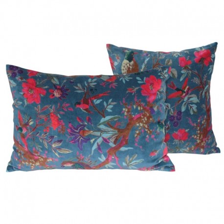 Housse de coussin Birdy Petrole