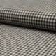 Tissu Lainage Carreau Blanc noir 