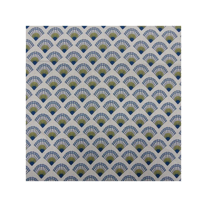 Tissu Icare Imprimé Blanc