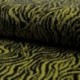 Tissu Sequin Animal Noir jaune 