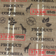 Tissu Toile de Jute Imprimé Coffee Choco rouge 