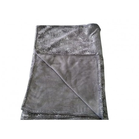 Plaid Impression Lurex Stella Gris 